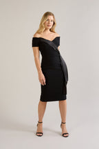 Siren Satin Detail Pencil Dress
