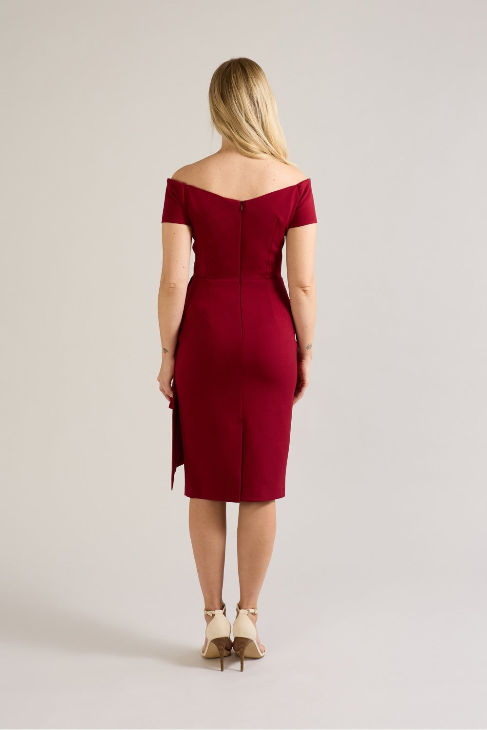 Siren Satin Detail Pencil Dress