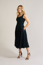 Lola Tartan Midi Dress