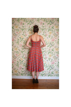 Priscilla Tartan Midi Dress
