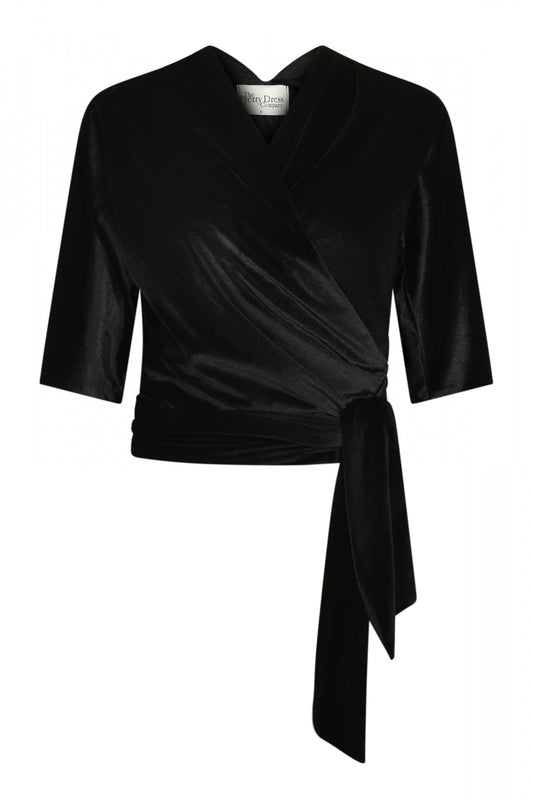 Perfect Velvet Wrap Top