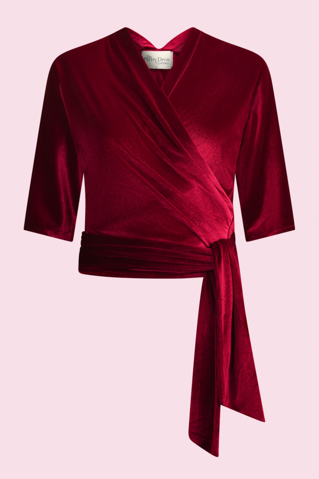 Perfect Velvet Wrap Top