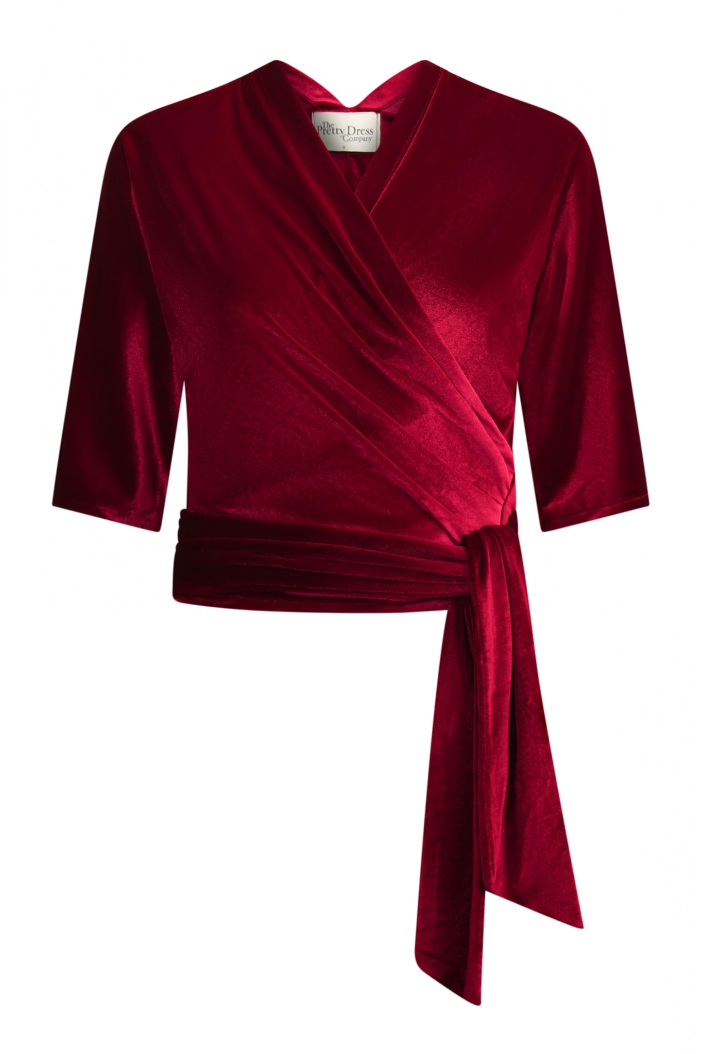 Perfect Velvet Wrap Top