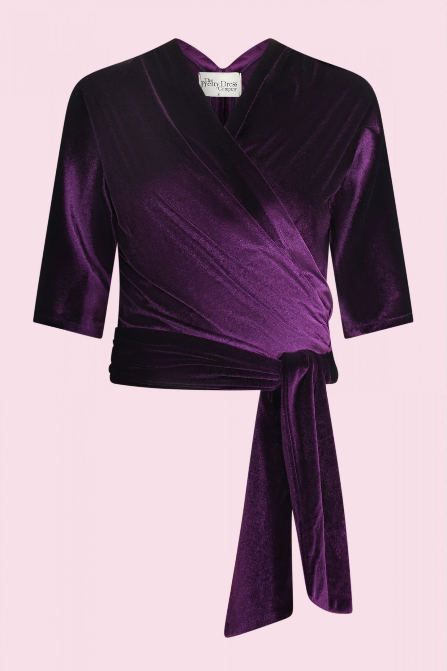 Perfect Velvet Wrap Top