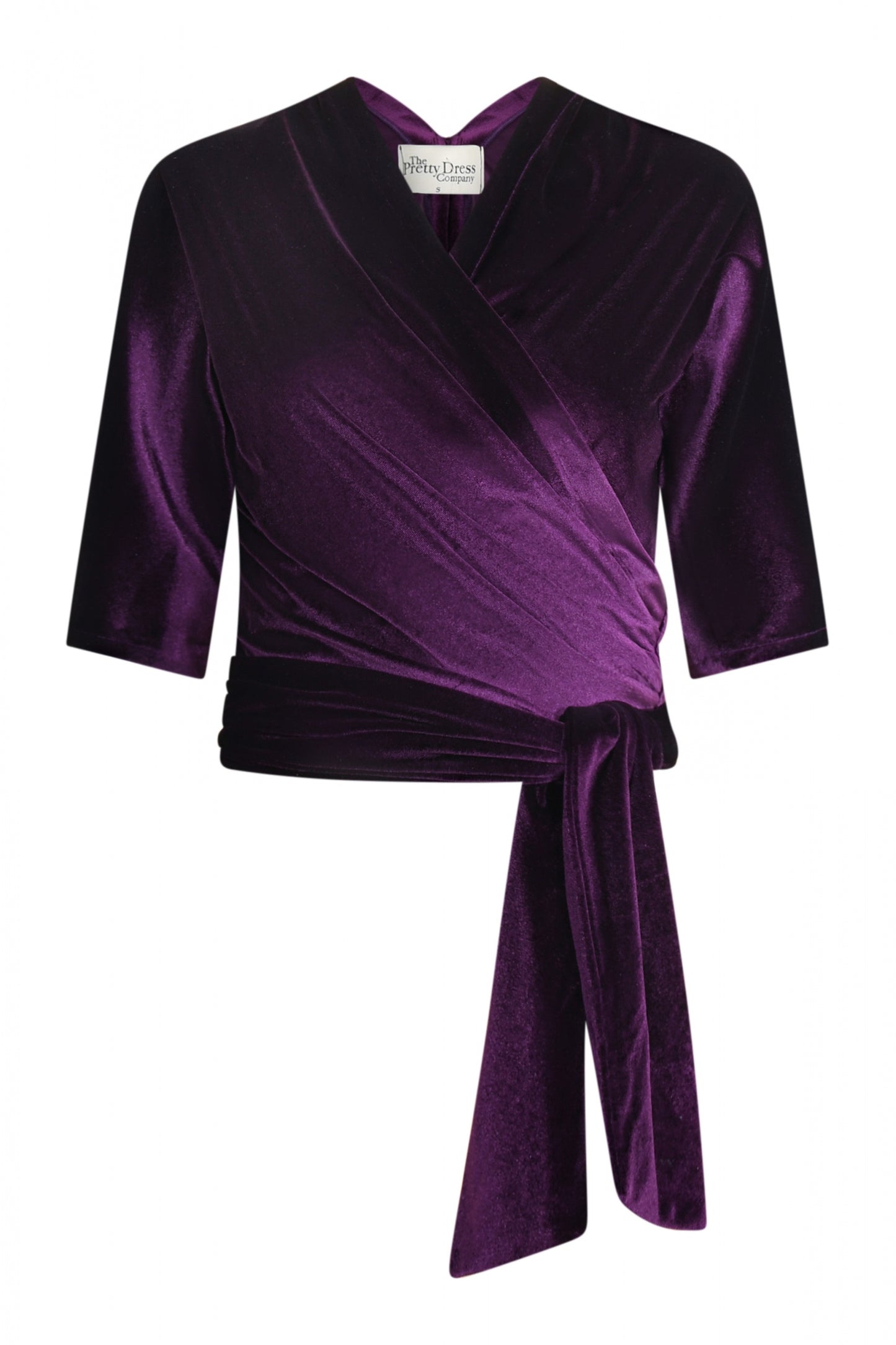 Perfect Velvet Wrap Top