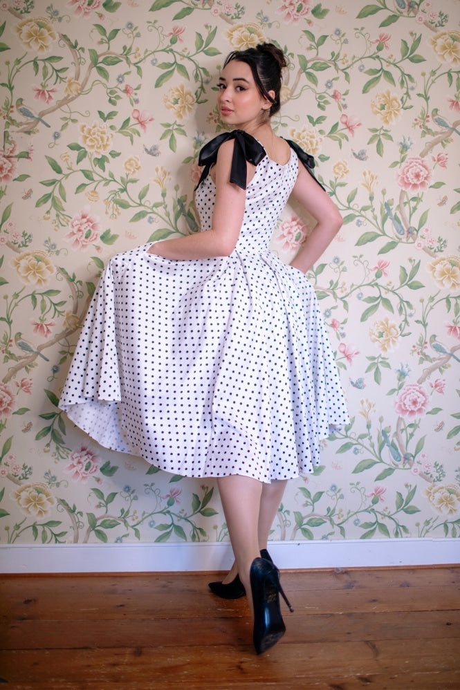 Josephine Polka Dot Midi Dress