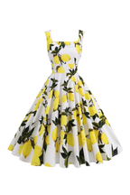 Maybelline Lemon Print Swing Dress