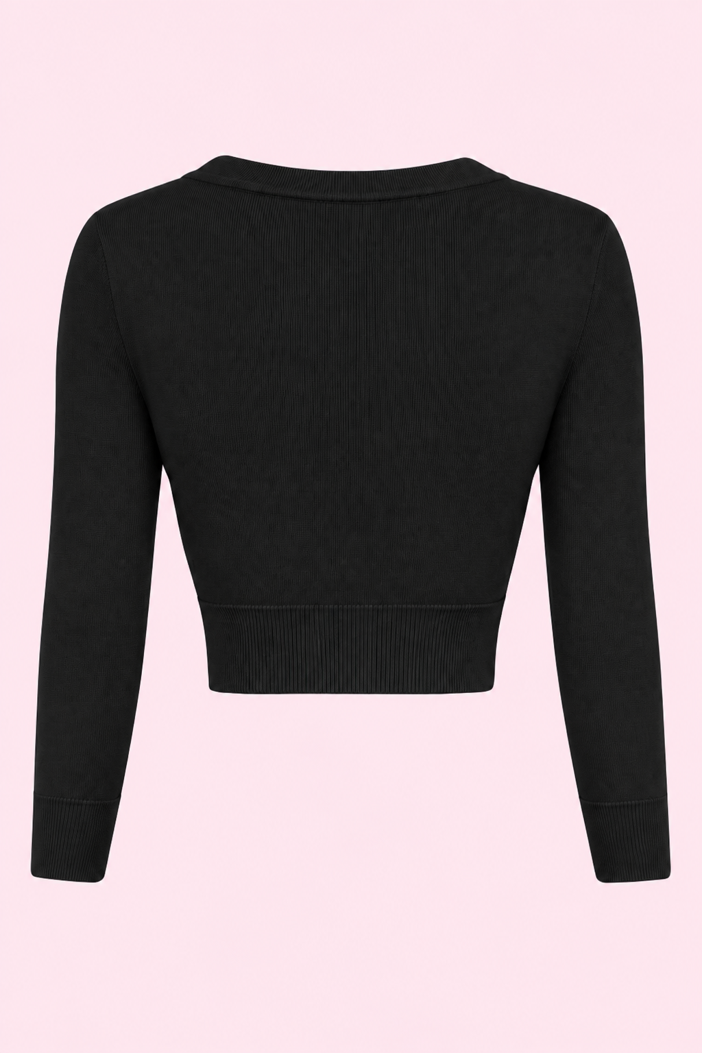 Vintage Cropped ¾ Sleeve Cardigan
