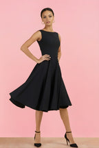 Hepburn Sleeveless Swing Dress