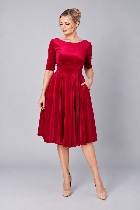 Hepburn Velvet Signature Dress