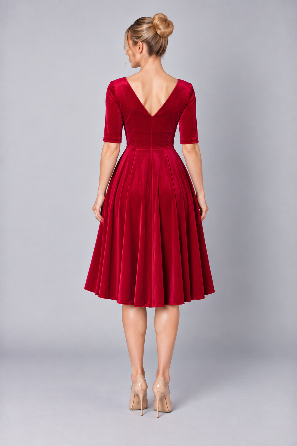 Hepburn Velvet Signature Dress