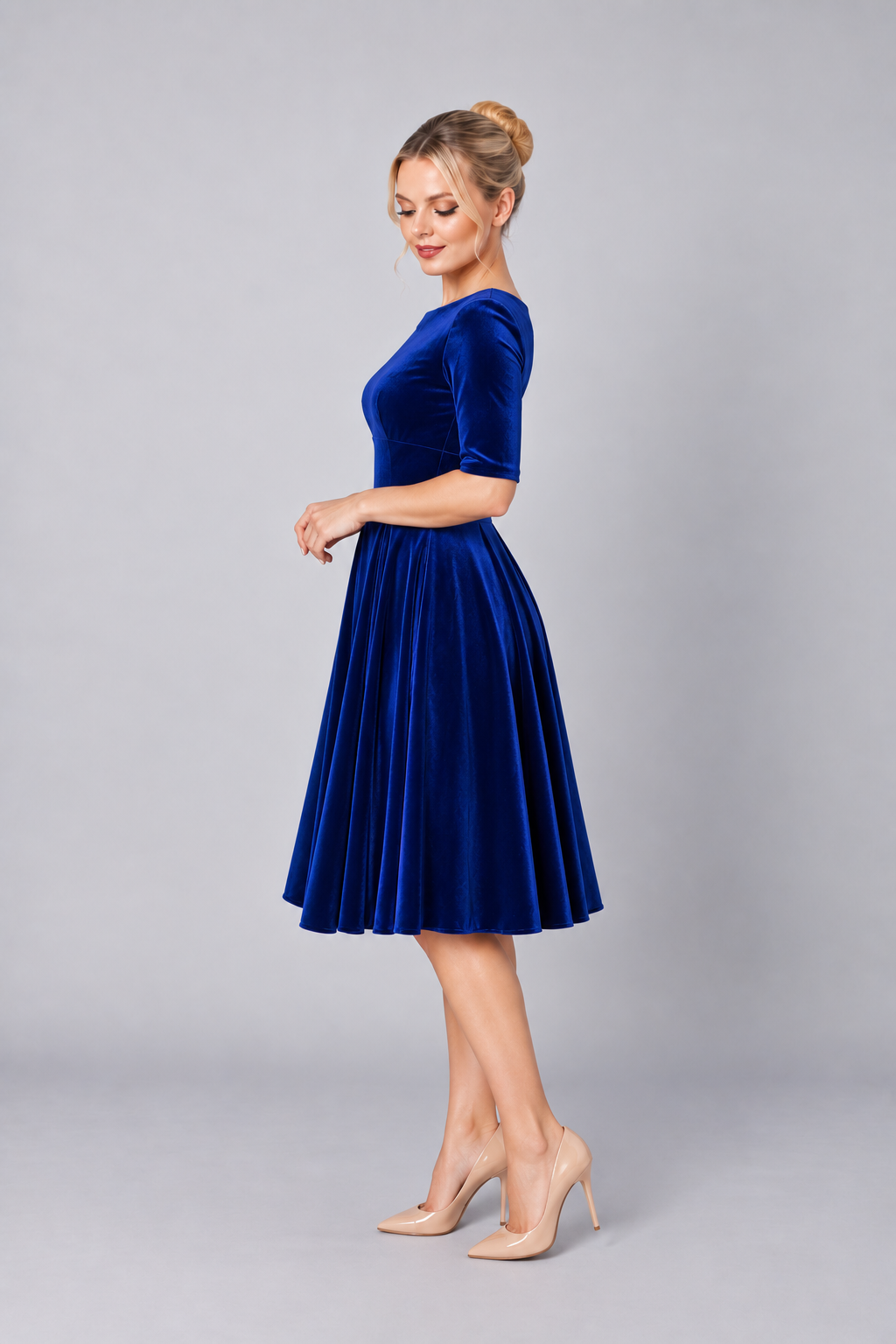 Hepburn Velvet Signature Dress