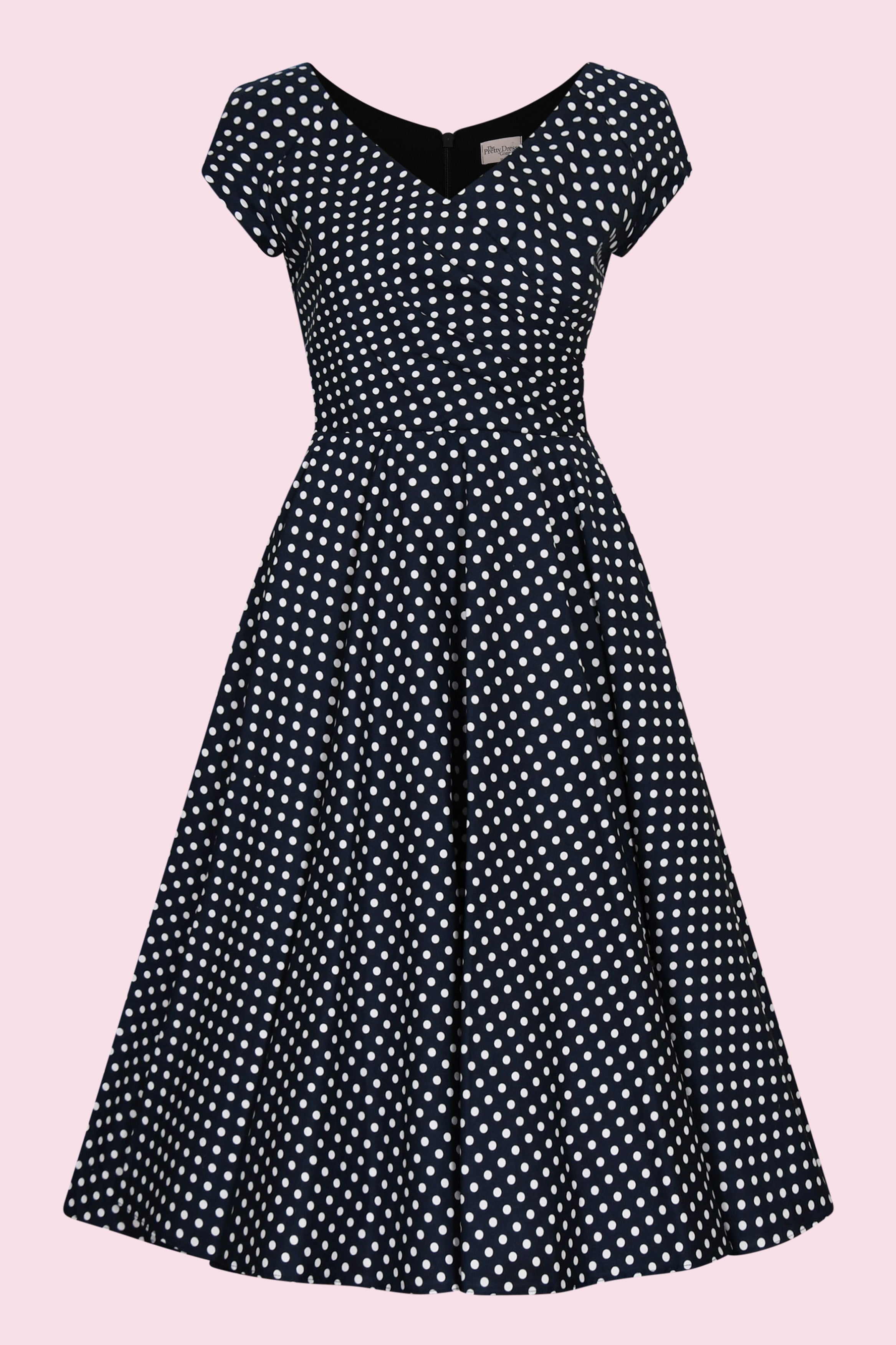 Hourglass Polka Dot Swing Dress