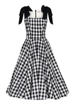 Josephine Gingham Cotton Midi Dress