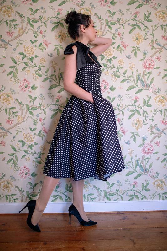 Josephine Polka Dot Midi Dress