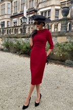 Kennedy Roll Collar Pencil Dress