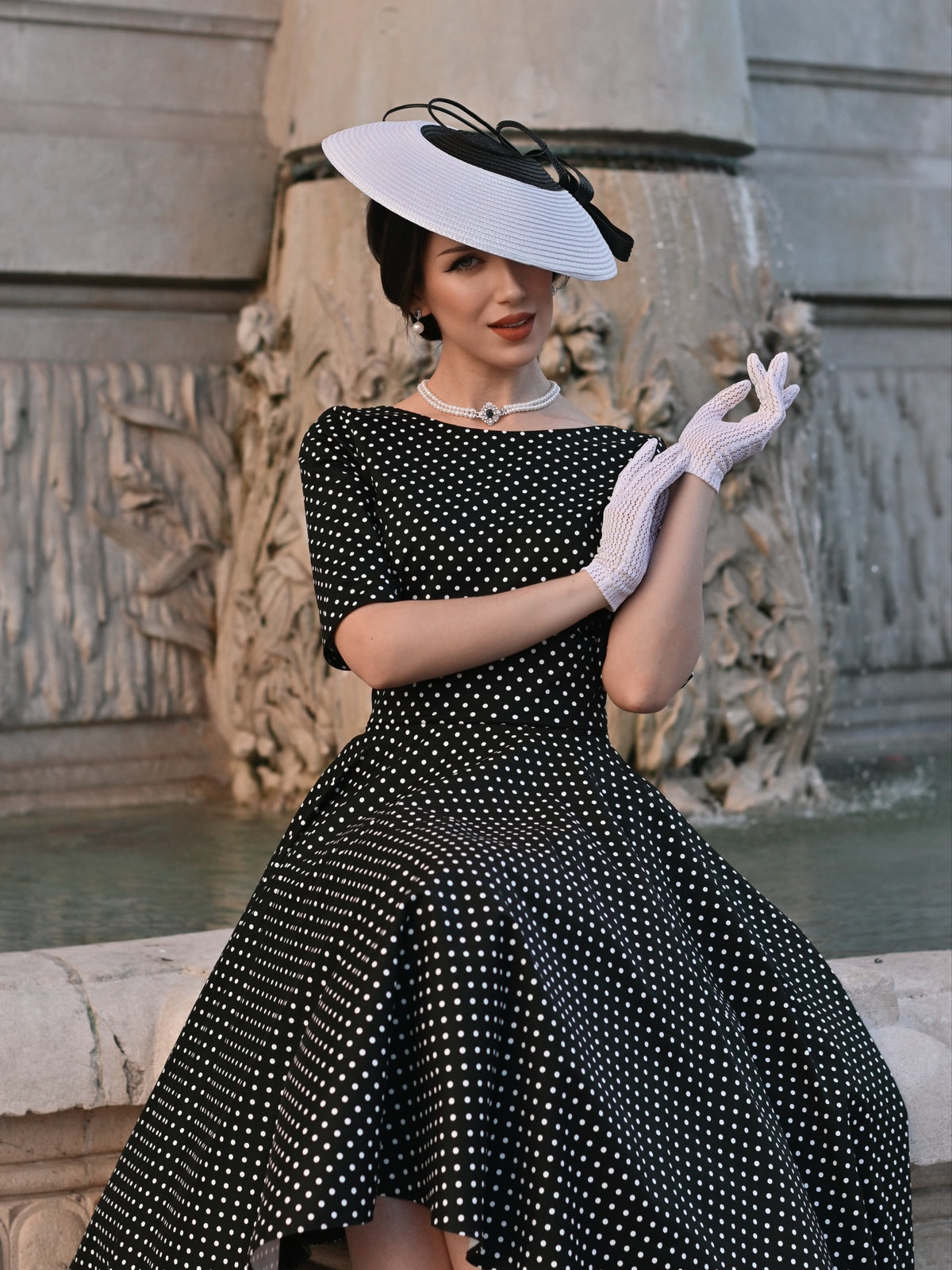 Hepburn in Polka Dot