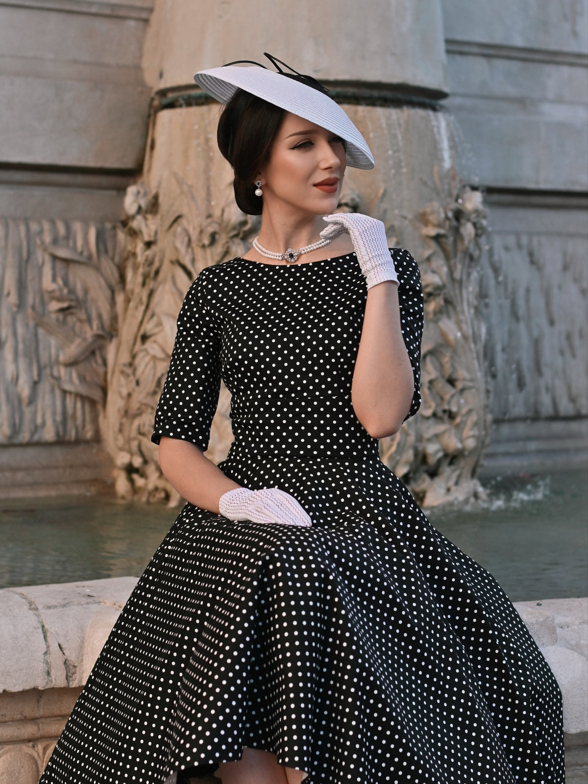 Hepburn in Polka Dot