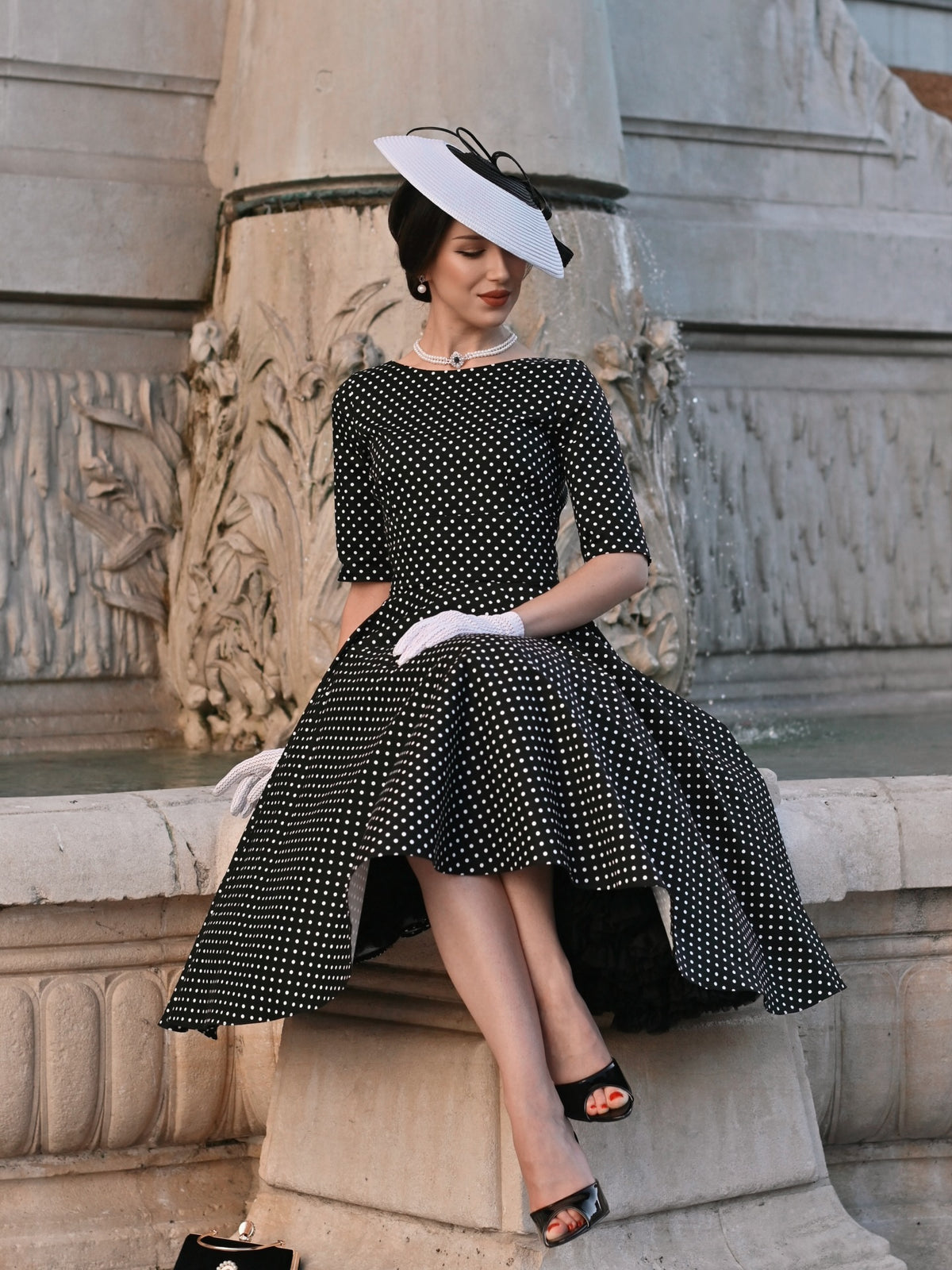Hepburn in Polka Dot