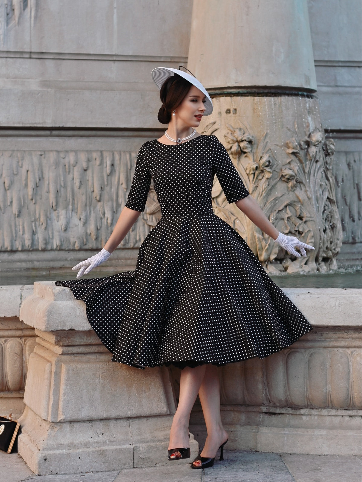 Hepburn in Polka Dot